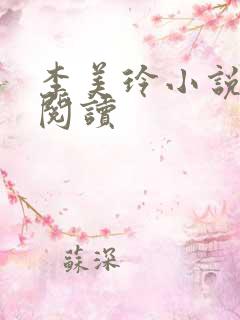 李美玲小说免费阅读