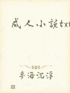 成人小说txt