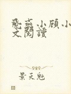 飞燕小顾小说全文阅读