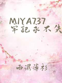 MIYA737牢记永不失联