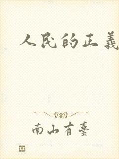 人民的正义小说