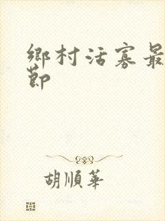 乡村活寡最新章节