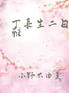 丁长生二日赵馨雅