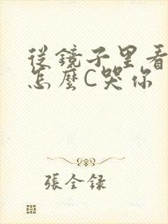 从镜子里看我是怎么C哭你