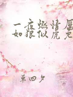 一夜燃情厉先生如狼似虎免费阅读动漫