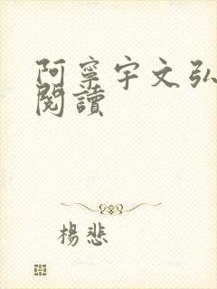 阿宁宇文弘免费阅读