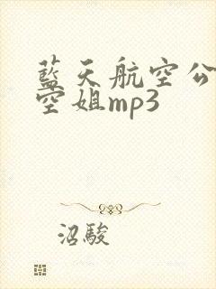 蓝天航空公司的空姐mp3