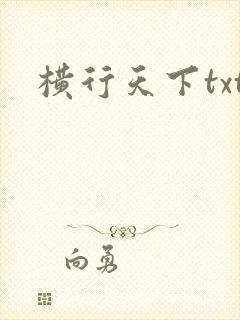 横行天下txt