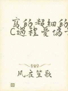 写的超细的多肉C过程爱伪骨科