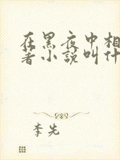 在黑夜中相拥原著小说叫什么