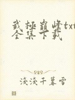 武极巅峰txt全集下载