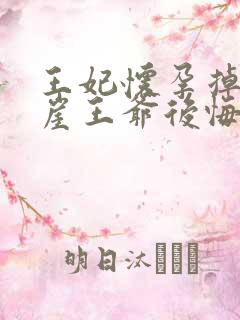 王妃怀孕掉下悬崖王爷后悔了