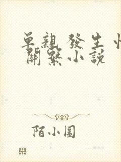 单亲 发生 性 关系小说