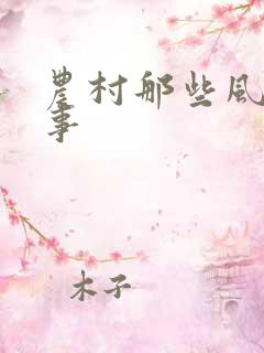 农村那些风流韵事