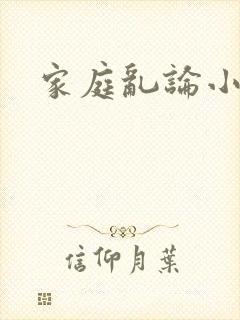 家庭乱论小说