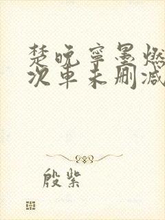 楚晚宁墨燃第一次车未删减