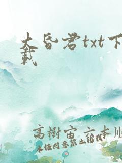 大昏君txt下载