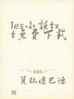 les小说txt免费下载