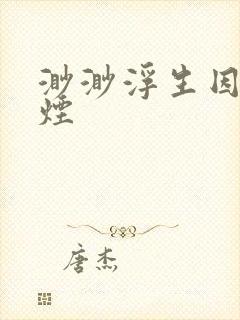 渺渺浮生因你成烟