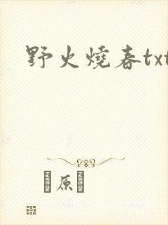 野火烧春txt