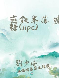 燕钗半落 琥珀糖(npc)