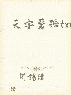 天字医号txt
