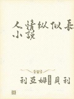 人情纵似长情月小说