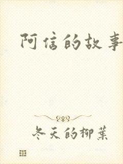 阿信的故事小说