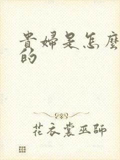 贵妇是怎么炼成的