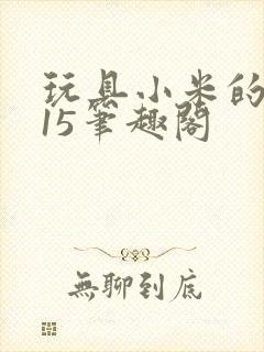 玩具小米的1一15笔趣阁
