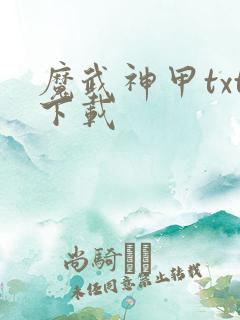 魔武神甲txt下载