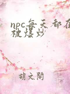 npc每天都在被爆炒