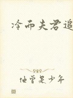 冷面夫君追逃妻