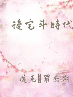 后宅斗时代
