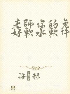 老师你的兔兔子好软水软件