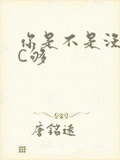 你是不是没有被C够
