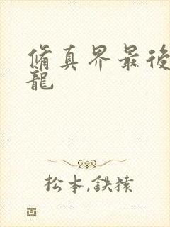 修真界最后一条龙