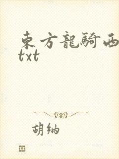 东方龙骑西方龙txt