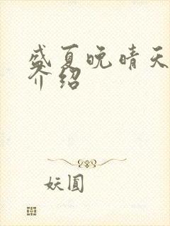 盛夏晚晴天剧情介绍