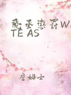 飞丞惩罚WRITE AS