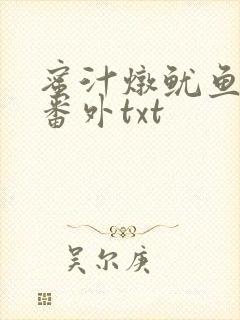 蜜汁炖鱿鱼全文番外txt