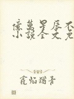 亿万星辰不及你小说全文免费阅读