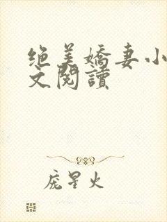 绝美娇妻小说全文阅读