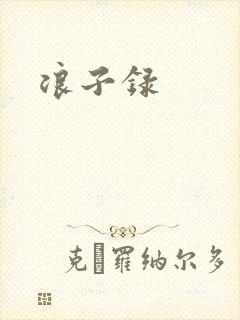 浪子录