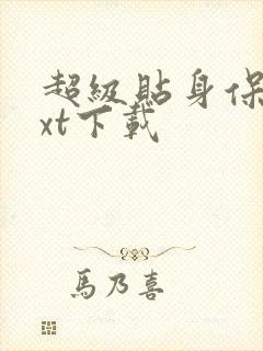 超级贴身保镖txt下载