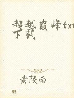 超越巅峰txt下载