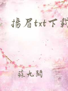 扬眉txt下载