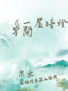 《一屋暗灯》宋星阑