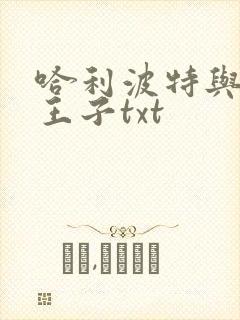 哈利波特与混血王子txt