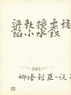 梁教授要稳住肉馅小水饺